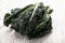 Crisp organic green lacinato kale