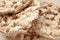 Crispbread texture. Rice crispbread close-up. Healthly food