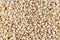 Crisped puffed rice cereal as background texture - close-up