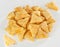 Crispy and crunchy Salty wheat 3d Triangle shape  Papad  tri angle corn puff  fryums  snack food