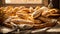 Crispy delicious, French baguettes nutrition food delicious natural