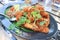 Crispy fish salad ,crisp fish or crispy catfish salad or crisp catfish salad