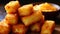 crispy grilled cheese sticks close-up