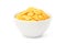 Crispy Honey Cornflakes  in white bowl