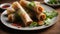 Crispy Spring Rolls (Lumpia) with Dipping Sauce - Irresistible Appetizer