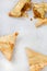 crispy and tasty, a perfect quick snack, chicken samosa
