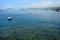 Cristal clear water at a beach near to Budva