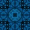 Cristal symmetry abstract design pattern. diamond shape