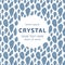 Cristal vector beautiful seamless background with mosaic texture.