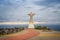 Cristo Rei statue in Ponto Garajau, Madeira island.