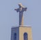 Cristo statue on the hill of Lisbon - Christ statue - LISBON - PORTUGAL - JUNE 17, 2017