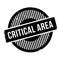 Critical Area rubber stamp