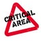 Critical Area rubber stamp