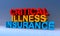 Critical illness insurance on blue