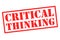 CRITICAL THINKING Rubber Stamp