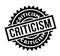 Criticism rubber stamp