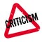 Criticism rubber stamp