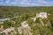 Croatia - Aerial landscape view around Skradin city