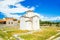 Croatia, church in old town of Nin in Dalmatia