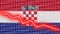 Croatia economic growth progress chart report â€“ 3D Illustrations