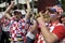 Croatia fans at the euro 2008