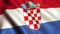 Croatia Flag Animation Video - 4K
