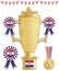 Croatia football trophy