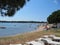 Croatia, Istra - July 19, 2010. The beach in Medulin