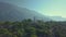 Croatia. Makarska. View of the coastal pine Park and the mountains from a height