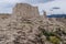 Croatia, Pag island, watchtower, old, ruins, stormy weather, Island of Pag, Europe, cliff