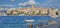 Croatia - The panorama of old town of Korcula from the promenade