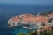 Croatia. South Dalmatia. General view of Dubrovnik - the old walled city (it is on UNESCO World Heritage List since 1979)