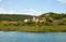 Croatia, view of Skradin village from the banks of Krka river