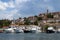 Croatia - Vrsar - Boats and town on port