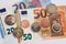 Croatian Euro coins, new member of Eurozone