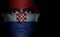 Croatian Flag - Male Face