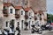 Croatian houses. Small houses. Red roofs.