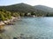 Croatian Hrvatian seaside landscape with crystal clear water