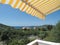 Croatian islands, view from sunny terrace
