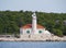 The Croatian lighthouse on cape Razanj