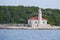 The Croatian lighthouse on cape Razanj