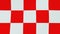 Croatian red and white check board waving flag