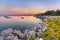 Croatian rocky coast resort
