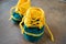 Crochet babies training shoes. First shoes for kids.