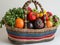 Crochet Vegetable Basket: Sustainable Storage with Handcrafted Charm