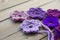 Crocheted flowers