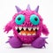 Crocheted Purple Monster Toy Inspired By Zeiss Batis 18mm F2.8