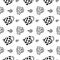 Crockery vector pattern