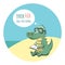 Crocodile With a Book - Error 404