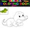 Crocodile coloring book